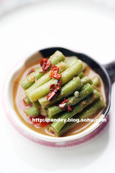 麻汁豇豆的做法(圖)-