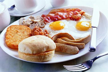 早餐應有四種食物